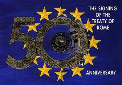 2007 Ireland Euro Coin Set - Treaty of Rome. 9 Coins. Uncirculated.