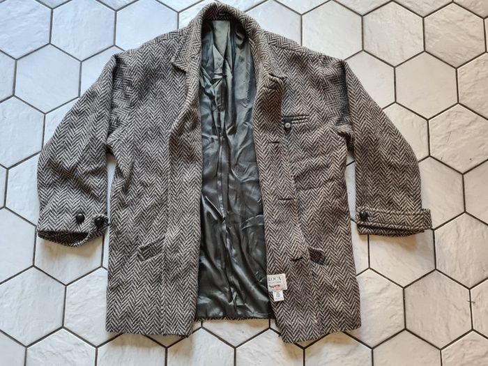 Women's Avoca vintage wool coat winter size 16 Made in Ireland grey