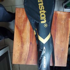 Senston Armor Badminton set, 2 Rackets and Tube of shuttlecocks, in lovely case