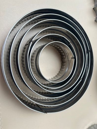 6 Piece Stainless Steel Pastry Cutters