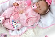 22 inches 55 cm Reborn Dolls Vinyl Soft Silicone Real Life Dolls Handmade Reborn Toddler Dolls Newborn Reborn Babies Toys (FREE POSTAGE)