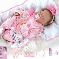 22 inches 55 cm Reborn Dolls Vinyl Soft Silicone Real Life Dolls Handmade Reborn Toddler Dolls Newborn Reborn Babies Toys (FREE POSTAGE)