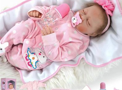 22 inches 55 cm Reborn Dolls Vinyl Soft Silicone Real Life Dolls Handmade Reborn Toddler Dolls Newborn Reborn Babies Toys (FREE POSTAGE)