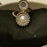 Links of London Ring Gold diamonds and pearl Image 3