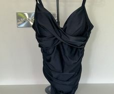 Ladies Black Tummy Control Swimsuit from Very Size UK 16 / EU 44