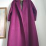 Lennon &courtney Wool Blend Coat Size Medium Image 4