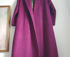 Lennon &courtney Wool Blend Coat Size Medium