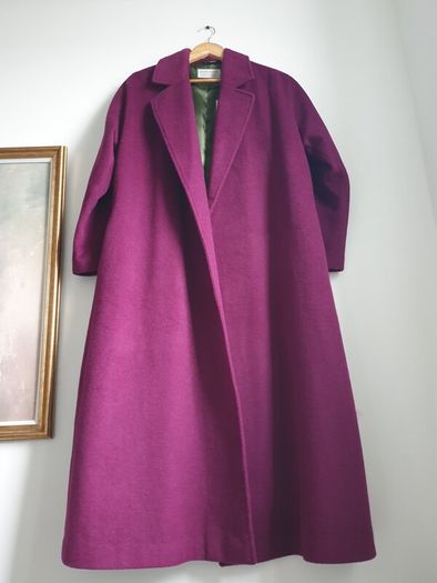Lennon &courtney Wool Blend Coat Size Medium