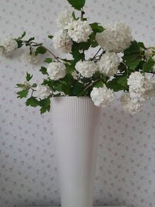Large Belleek White Vase