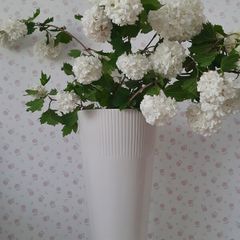 Large Belleek White Vase