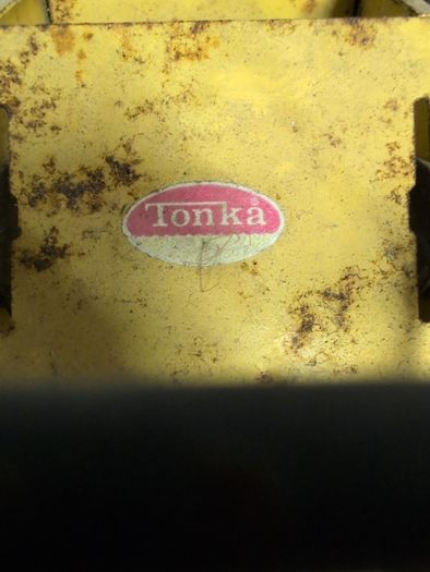 Vintage 1960s/70s Mighty Tonka Loader #3920 - Yellow Steel Bucket