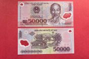Vietnam  50,000 Dong  2020  ( Uncirculated ) Pick 121npolymer / Plastic.