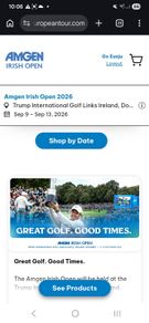 Amgen Irish Open Tickets