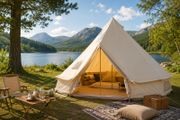 3m Bell Tent Yurt for 4 People Glamping Tent