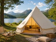 main image for ad 3m Bell Tent Yurt for 4 People Glamping Tent