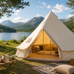3m Bell Tent Yurt for 4 People Glamping Tent