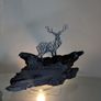 Bog Oak with Metal Deer Image 4