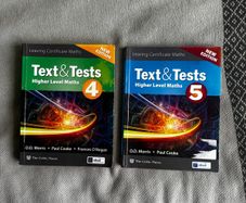 Text & tests book 4 and 5 ( leaving certificate 2 piece set )