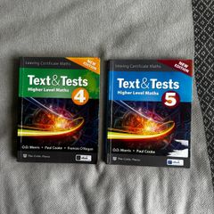 Text & tests book 4 and 5 ( leaving certificate 2 piece set )