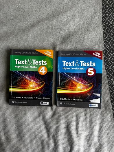 Text & tests book 4 and 5 ( leaving certificate 2 piece set )