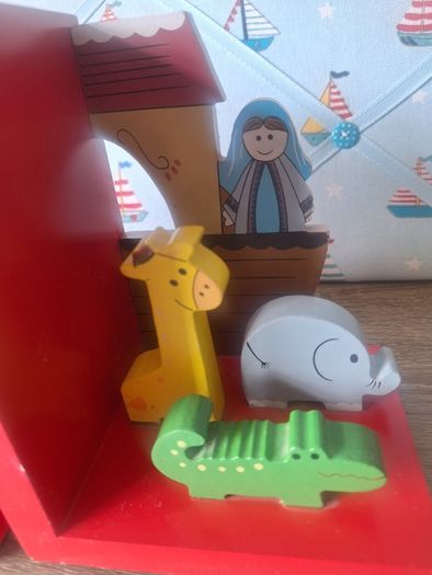 Nursery boys book ends and notice board