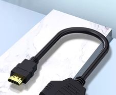 HDMI-Compatible Cable Splitter 1080P 2 Dual Port Y Splitter 1 In 2 Out Cable Adapter For Lcd Tv Box Ps3 Hdmi-Compatible Splitter