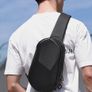Men Shoulder Bags Black USB Charging Crossbody Bags Waterproof Casual Travel Messenger Bag Male Fit For 7.9 Inch iPad Image 2
