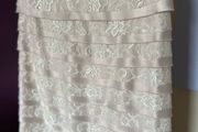 Fran and Jane Cream Lace Skirt Size 10