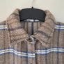 Brown plaid oversized shacket Size 10 Image 4