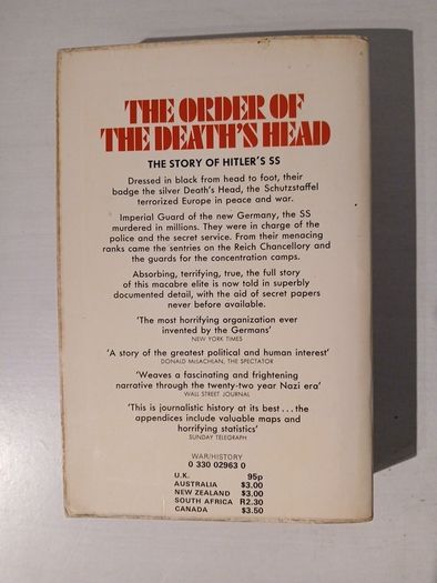 The Order of the Death's Head by Heinz Hohne