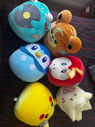 Squishmallows Pokemon x6