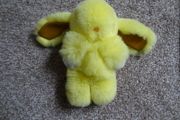 Fluffy bunny rabbit  bag charm gift