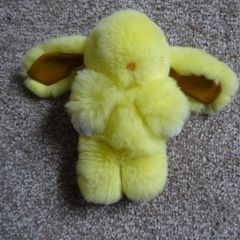 Fluffy bunny rabbit  bag charm gift