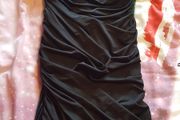 Black one shoulder dress