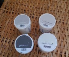 Grey/white paint samples