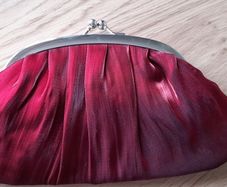 clutch bag red