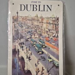 Dublin Metal Tin Sign