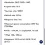 ElectriQ 27" QHD 1440p 165Hz HDR1000 Curved Monitor White Image 3