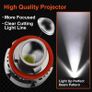 H8 H7 H11 9005 HB3 9006 HB4 Car LED Canbus Powerful Fog Light Bulbs 3000K 6000K 8000K 100W 12V Lens Fog Lamp Bulb White Ice Blue Yellow Image 3