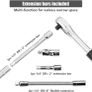 FREE SHIPPING 46 Piece 1/4 Inch Drive Socket Set&Tool Sets,Ratchet Wrench Set with 4-14mm Cr-V Sockets,Screwdriver Bits,Extension Bars for Household Car Bike Repair Image 4