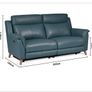 Leather 3 seater and 2 one seaters Image 5