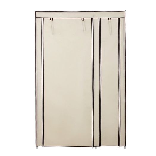 Canvas Folding Fabric Wardrobe 175 x 110 x 45 cm  - FREE DELIVERY NATIONWIDE