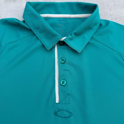Turquoise Oakley Golf Polo T-Shirt