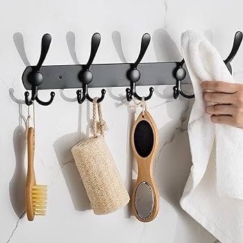 NEW SALE | Coat Hooks for Wall - Stainless Steel Coat Racks (2 Pack) - Heavy Duty Coat Hooks Wall Mounted - Premium Design Rust Free Coat Hanger
