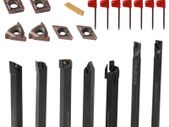 21pcs KKMOON Turning Lathe Tools Multifunctional Solid Carbide Inserts Holder Boring Bar Lathe Cutter With Wrenches lathe cutter