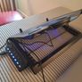 Laptop cooling and tilt stand c/w extra USB and lights... AS NEW Image 6