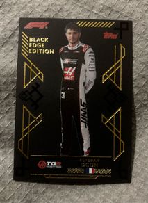 Esteban Ocon black edge card