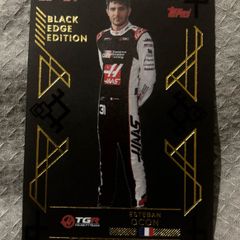 Esteban Ocon black edge card