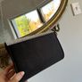 Quiz Black Diamante Envelope Clutch Bag Image 4