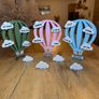 Personalized Birth Announcement Hot Air Balloon Image 3